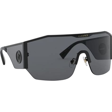 versace ve2220 black|Versace VE2220 01 Dark Grey & Black Sunglasses .